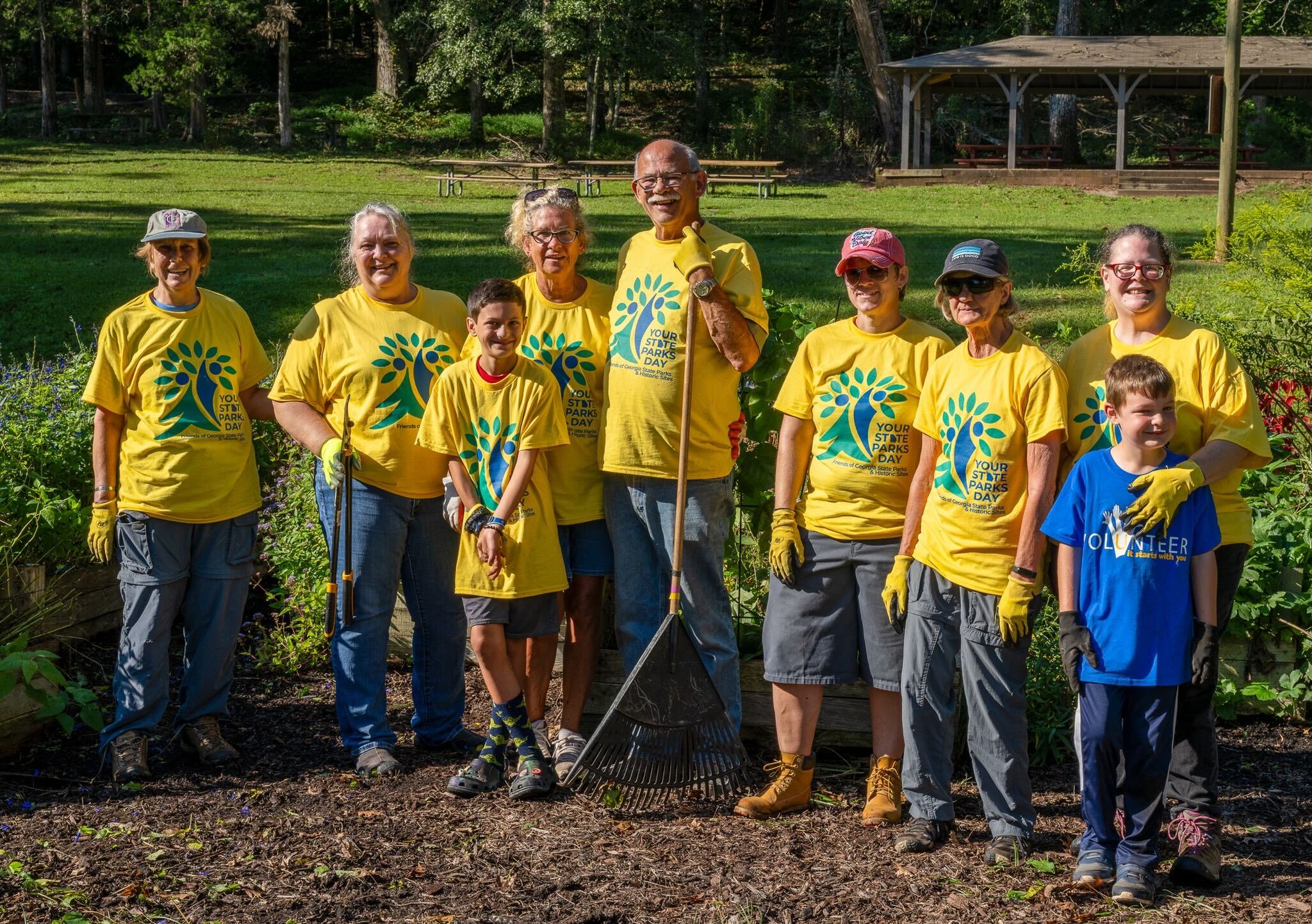 Volunteers supporting Georgia State Parks